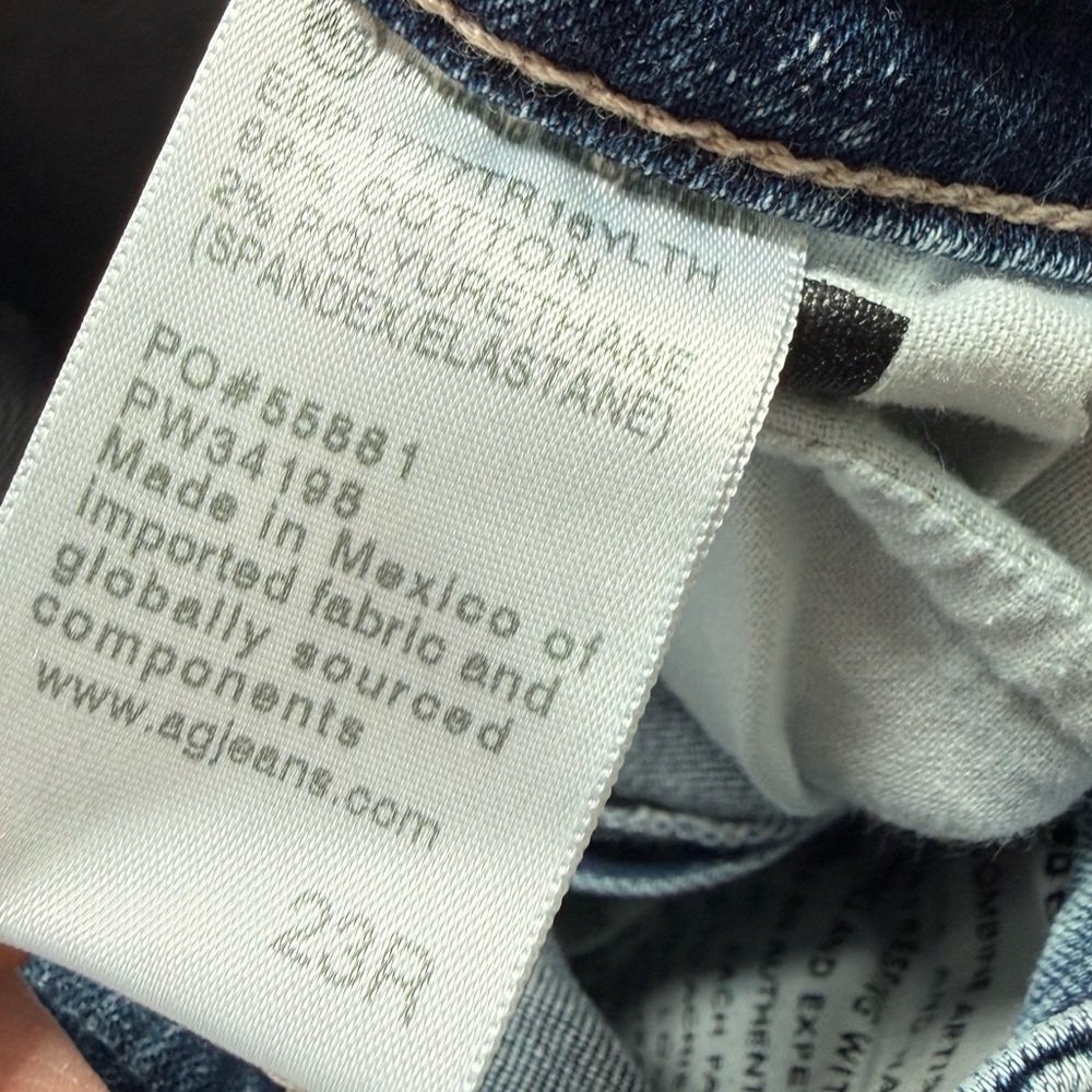 AG Farrah Ankle High Rise Skinny Jeans 16 Years Lithium Denim Casual Women’s 23 - Picture 12 of 12